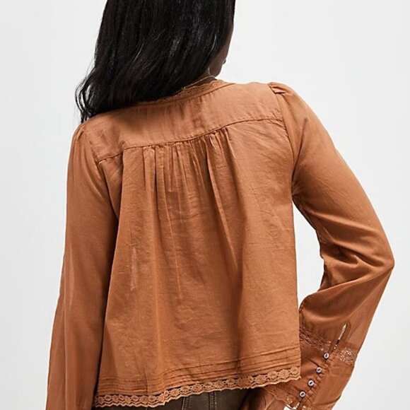 Free people Forevermore Long-Sleeve Top size Medium - Picture 8 of 9